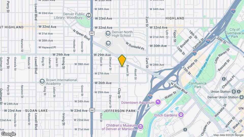 2730 Clay St Map and Location Details
