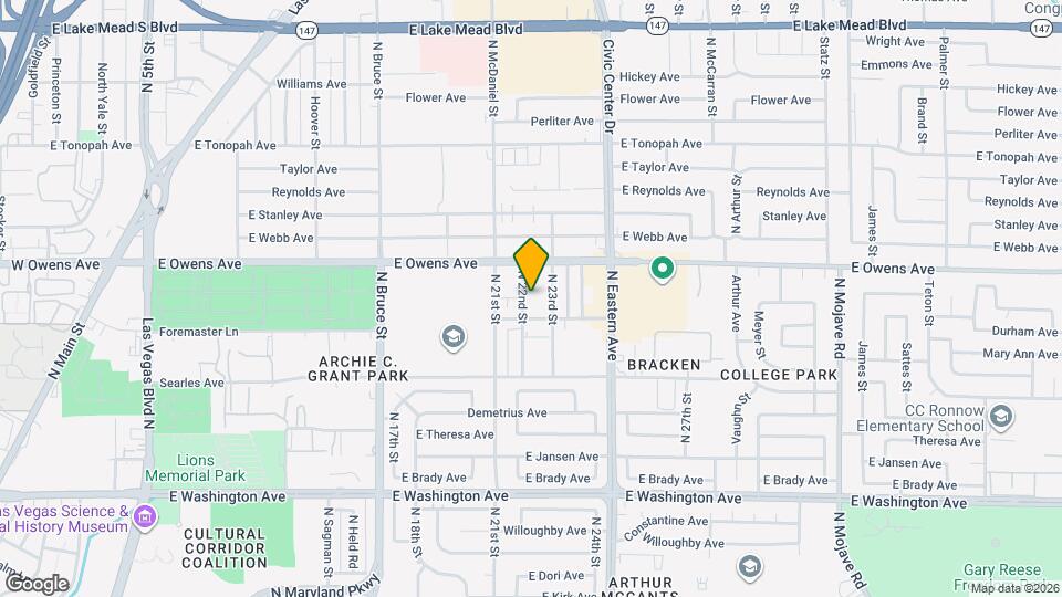 1536 N 22nd St, Unit Apt 4 Mapa y Detalles de la Ubicación