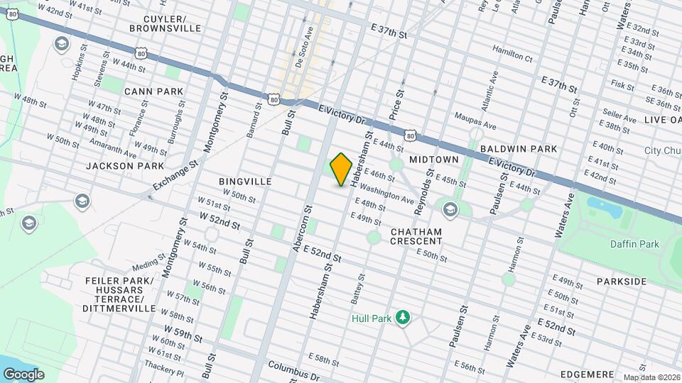 130 E 48th St, Unit Main House Map and Location Details