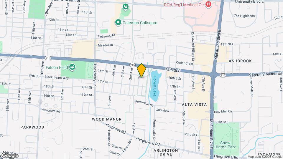 1611 1st Ave Map and Location Details