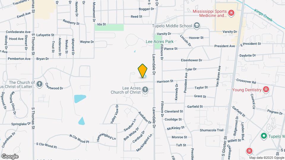 1208 Harrison St Map and Location Details