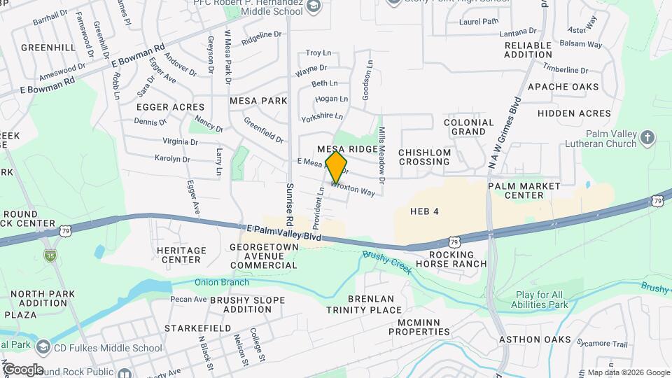 1307 Wroxton Way Map and Location Details