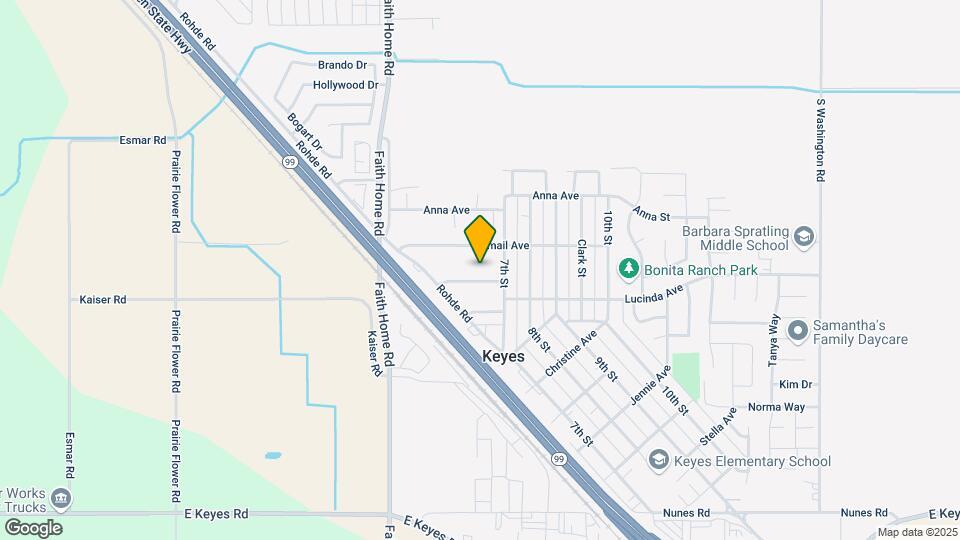 4209 Warda Ave Map and Location Details