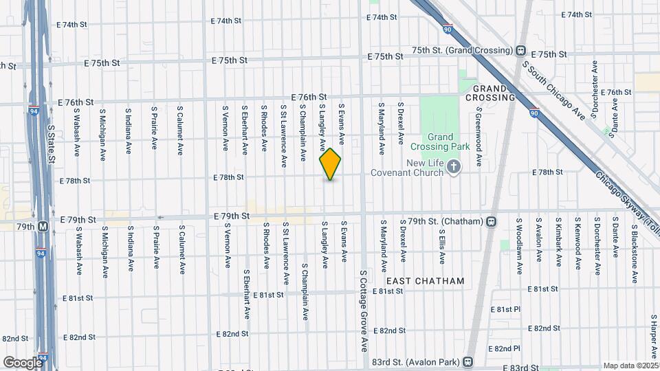 7815 S Langley Ave Map and Location Details