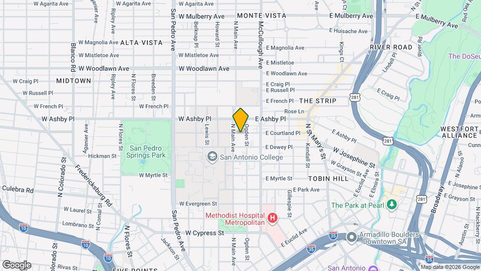 112 E Courtland Pl, Unit 2 Map and Location Details