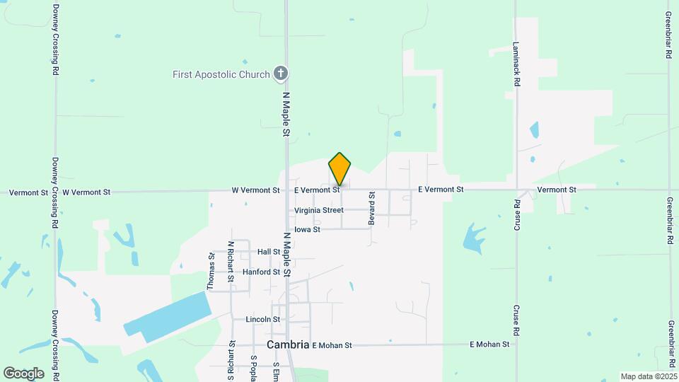 217 E Vermont St, Unit 206 Madison St Cambria IL Mapa y Detalles de la Ubicación