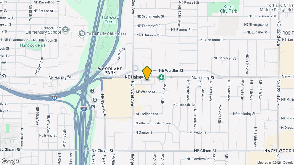 10345 NE Clackamas St Mapa y Detalles de la Ubicación