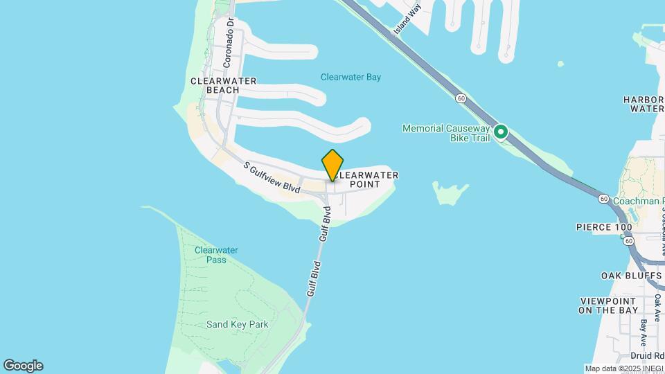 800 S Gulfview Blvd Map and Location Details