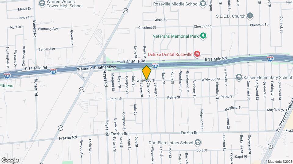 26681 Clancy St Map and Location Details