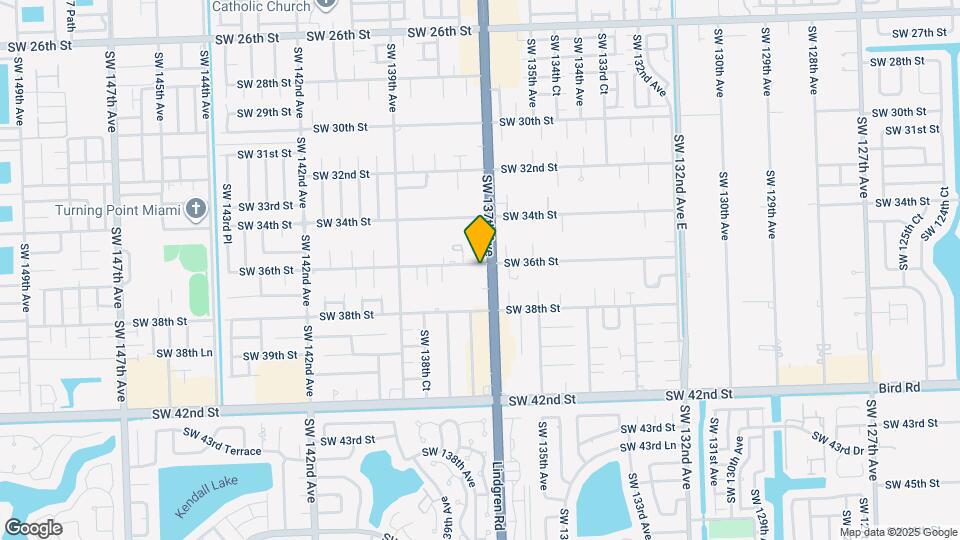 13710 SW 36th St Map and Location Details
