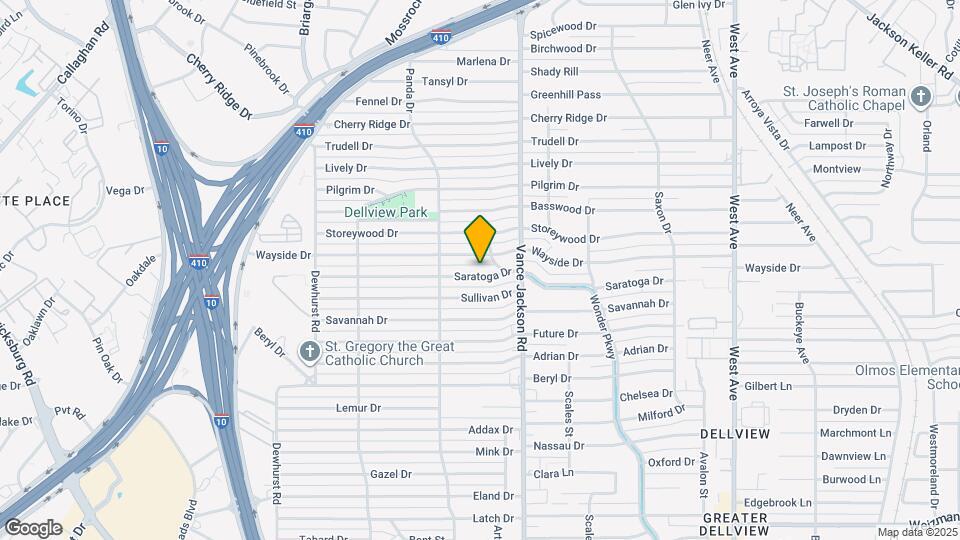 335 Saratoga Dr Map and Location Details