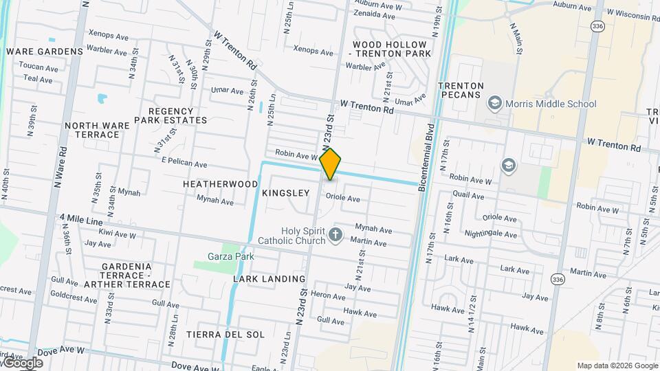 6720 N 23rd St Map and Location Details