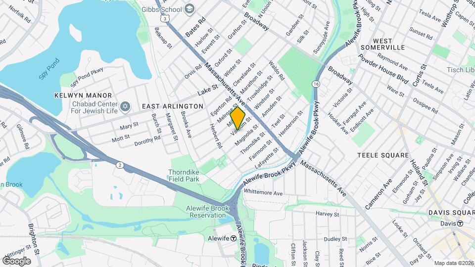 44 Varnum St Map and Location Details