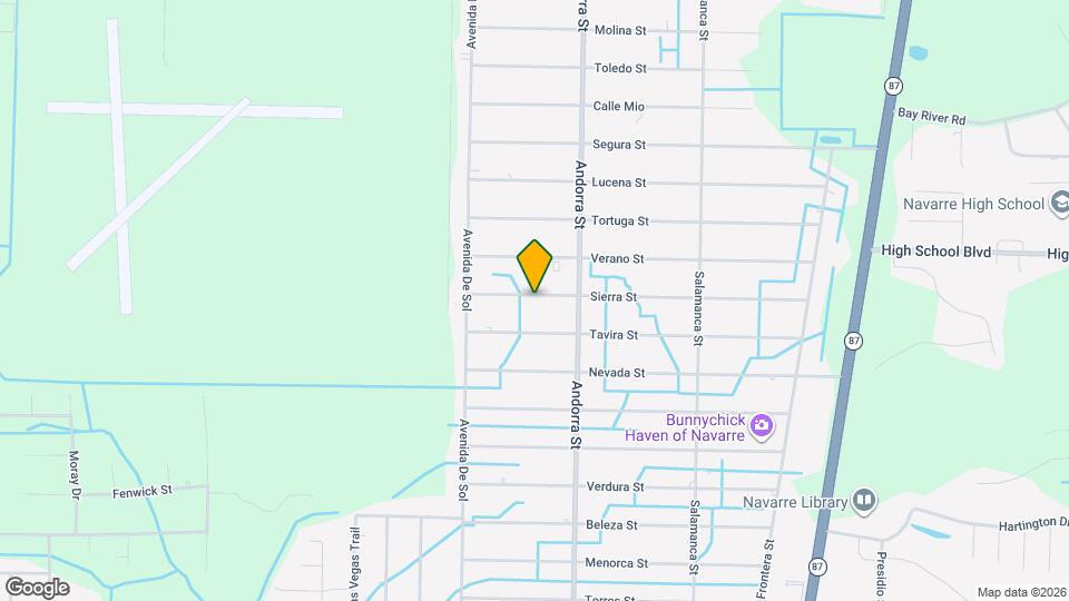 8181 Sierra St Map and Location Details