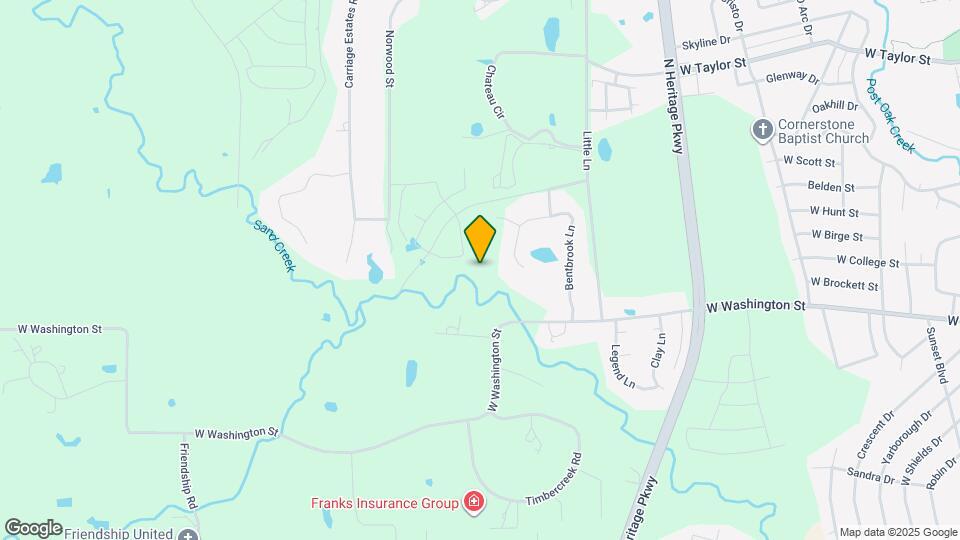 302 Asterwood Ln Map and Location Details