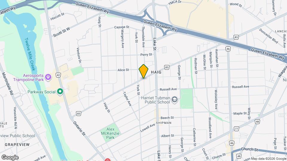 138 Carlton St Map and Location Details