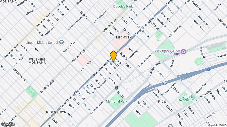 1423 18th St Map and Location Details