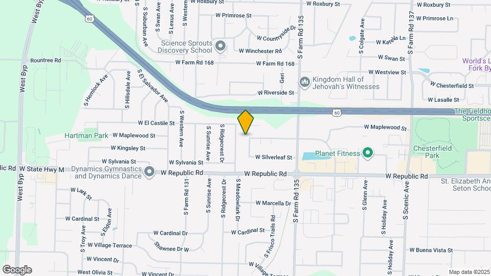 3291 W Kingsley St Map and Location Details