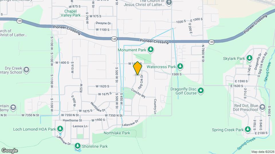 1527 S Bridle Path Loop Map and Location Details