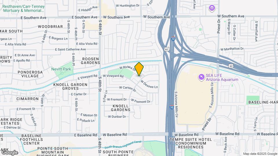 2333 W Garden Dr Mapa y Detalles de la Ubicación