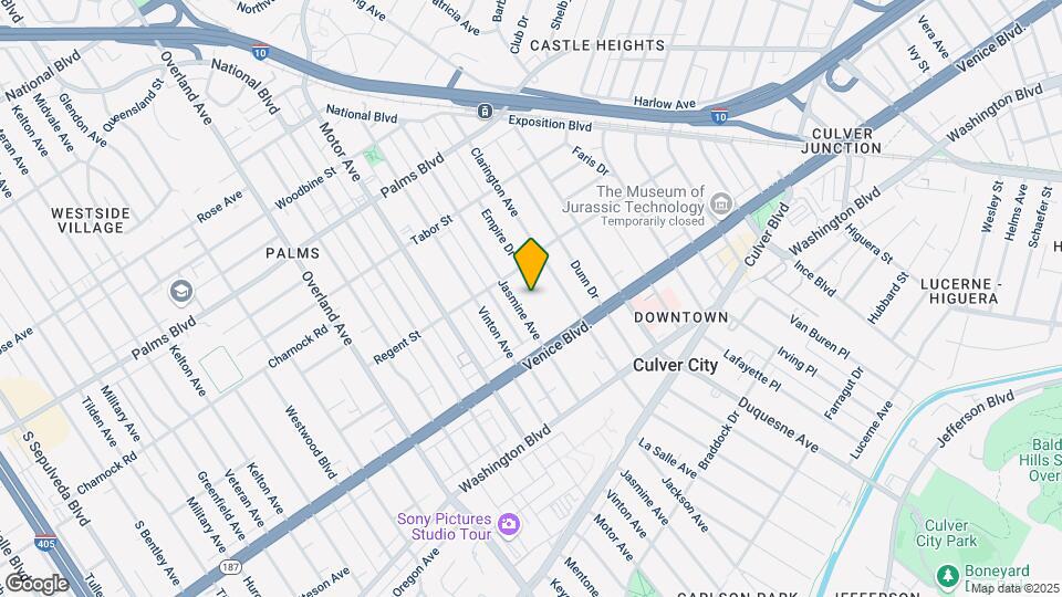3736 Jasmine Ave Mapa y Detalles de la Ubicación
