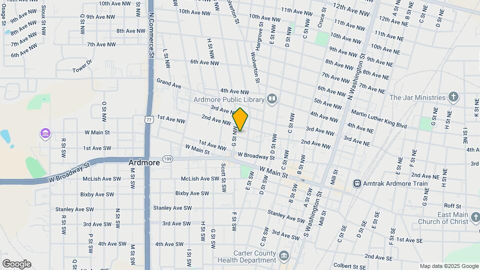 609 Palmer St NW Map and Location Details