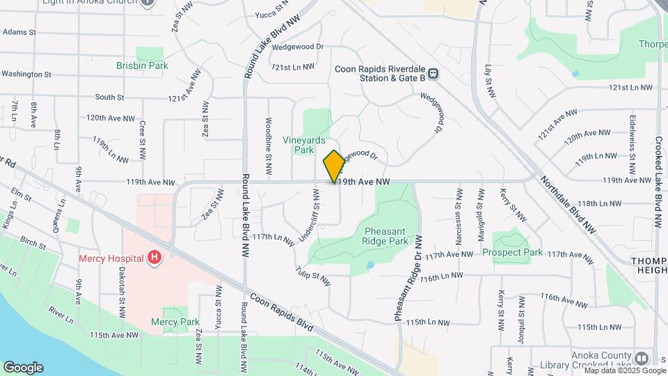 11898 Tulip St NW Map and Location Details