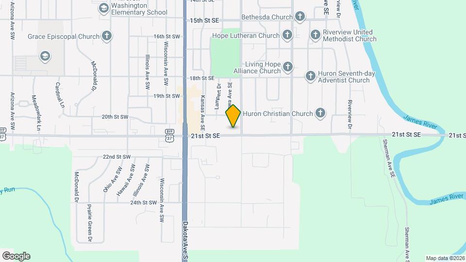 221 21st St SE, Unit 221 Map and Location Details
