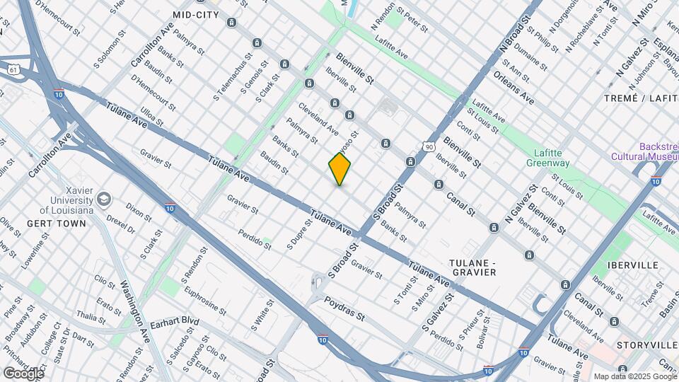 2826 Banks St Map and Location Details