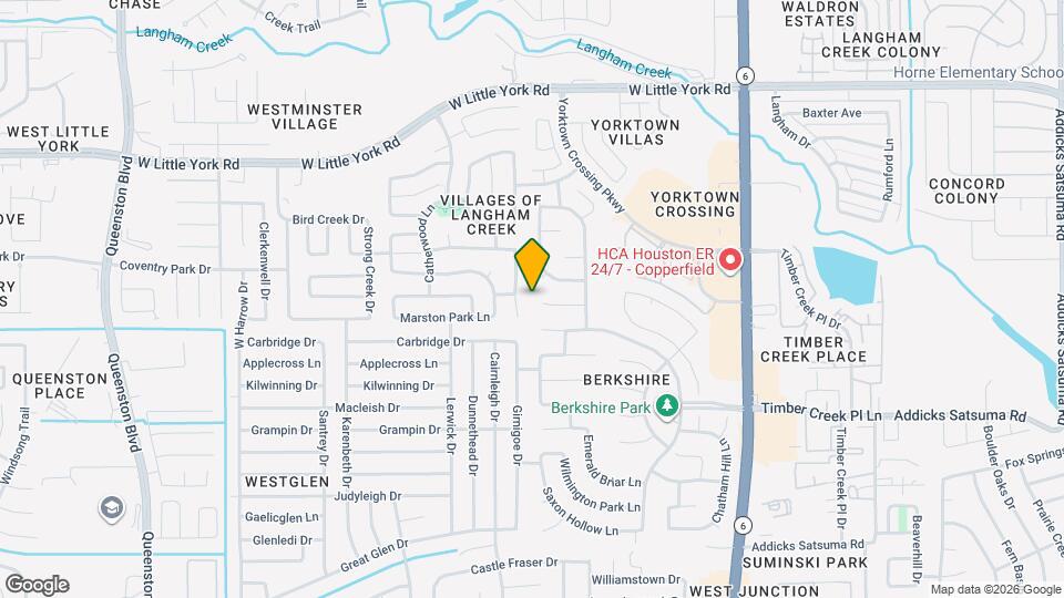 16042 Belleshire Ln Map and Location Details