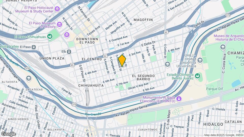 616 Florence St Map and Location Details