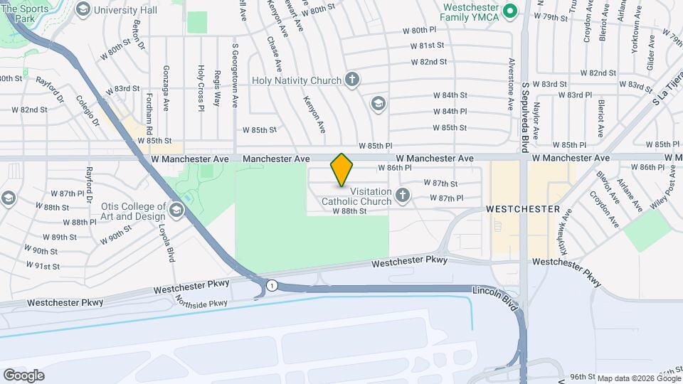 6711 W 87th Pl Map and Location Details