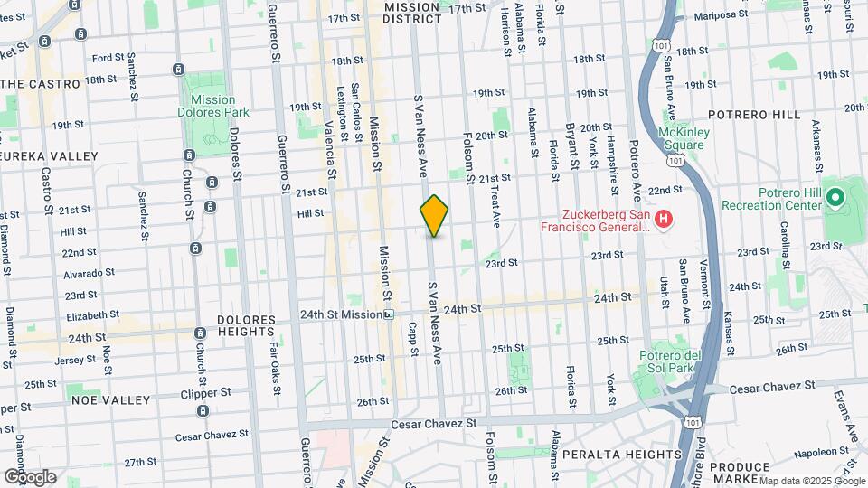 1141 S Van Ness Ave Mapa y Detalles de la Ubicación