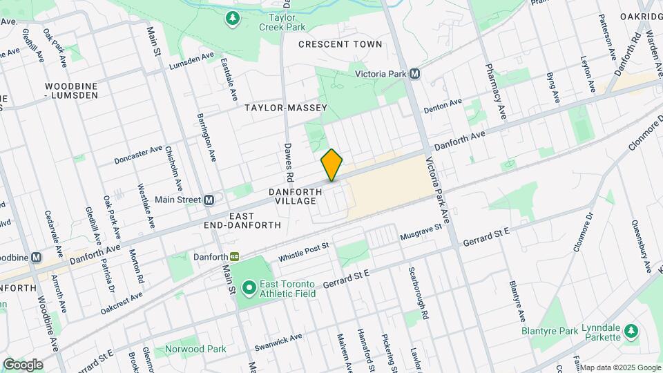 2879-2901 Danforth Ave Map and Location Details