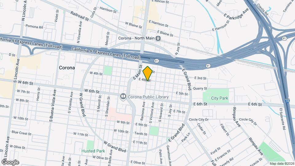 405 Ramona Ave Map and Location Details