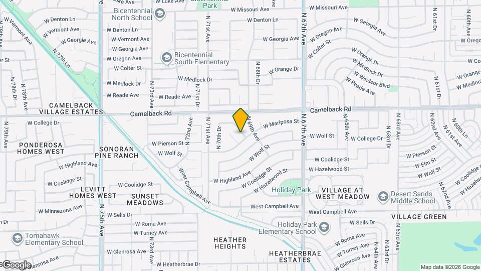 4810 N 69th Dr Map and Location Details