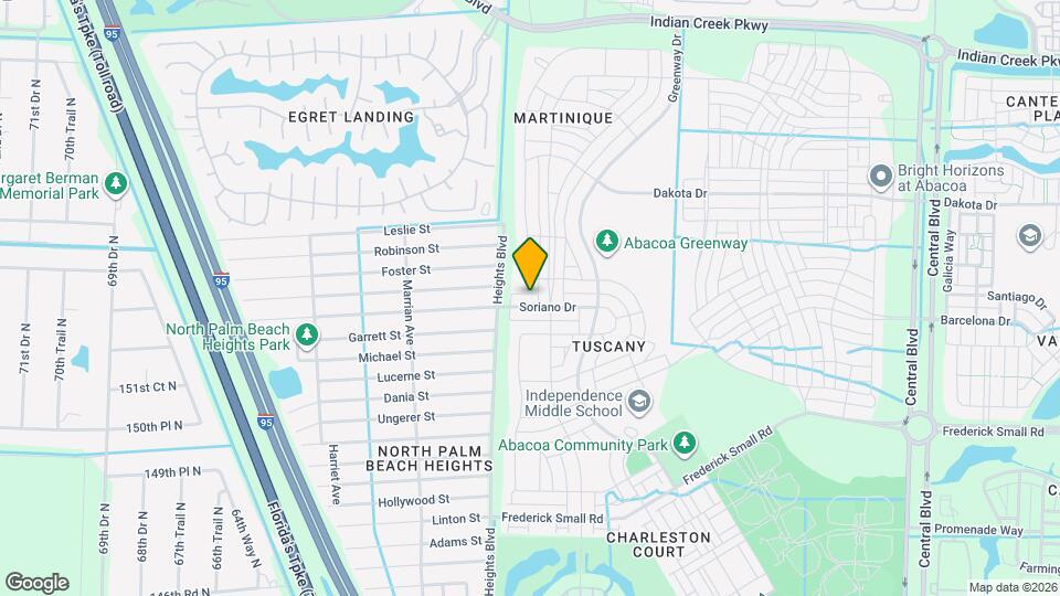 195 Soriano Dr Map and Location Details