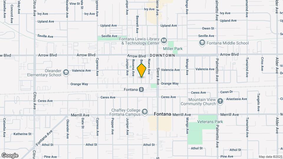 8669 Bennett Ave Map and Location Details