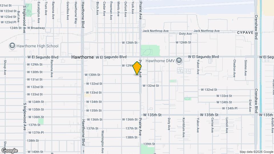 4010 W 130th St, Unit C Mapa y Detalles de la Ubicación