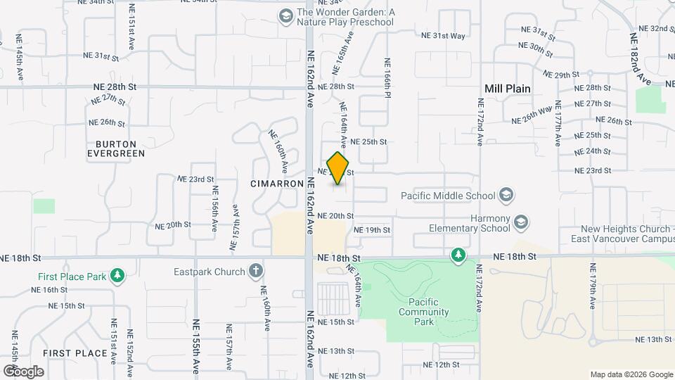 2119 NE 163rd Ave Map and Location Details