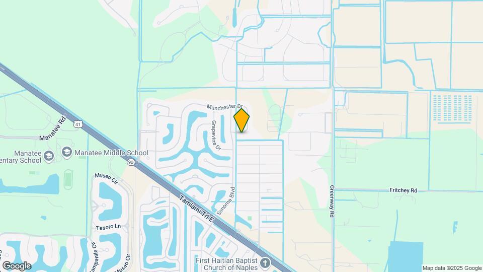14591 Manchester Dr Map and Location Details