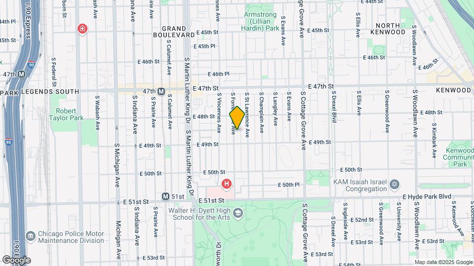 4839 S Forrestville Ave-Unit -2 Map and Location Details