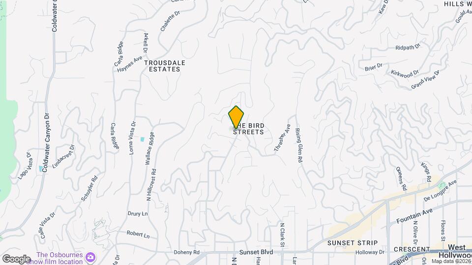 1515 N Doheny Dr Map and Location Details