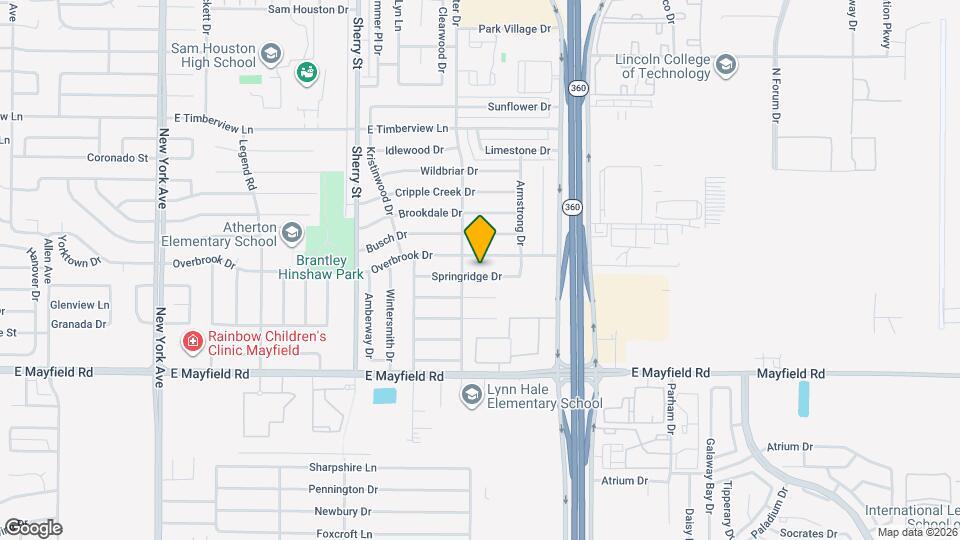 2407 Springridge Dr Map and Location Details