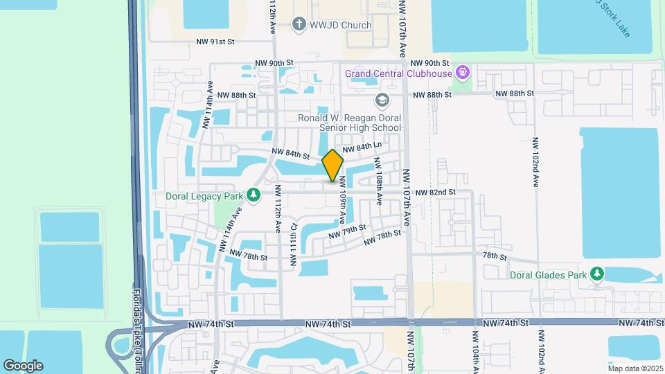 10902 NW 83rd St Map and Location Details