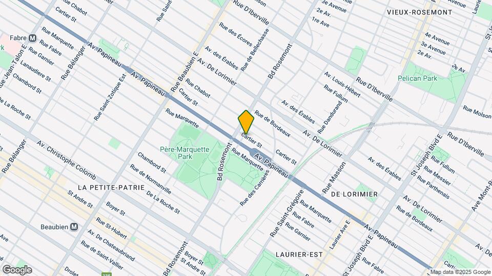 5870-5872 Cartier St Map and Location Details