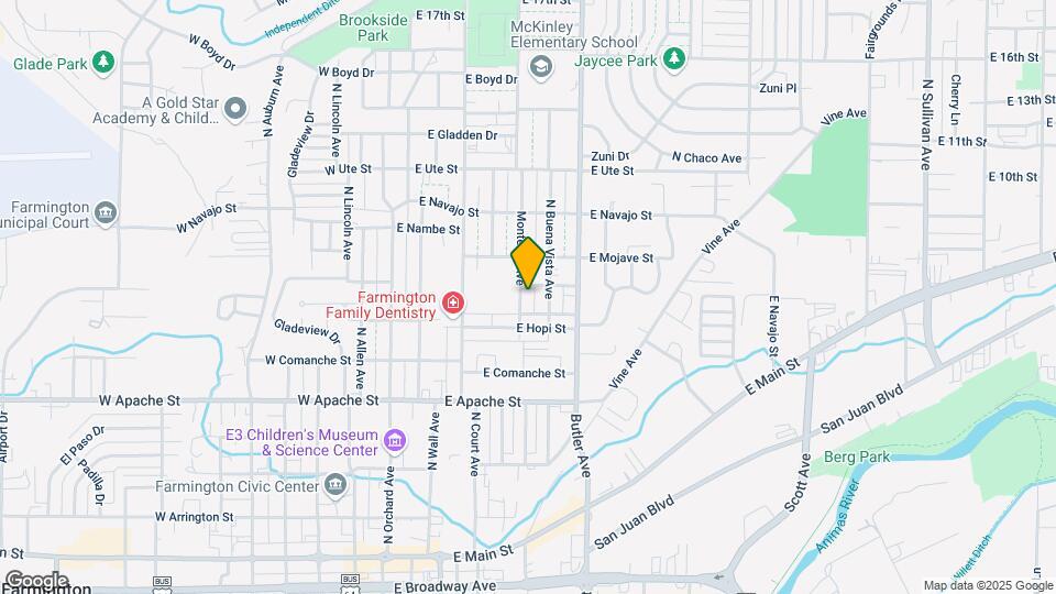 708 N Monterey Ave Map and Location Details
