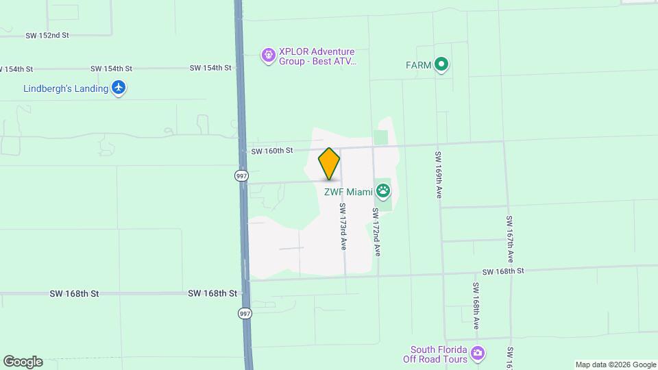 16200 SW 173rd Ave Mapa y Detalles de la Ubicación
