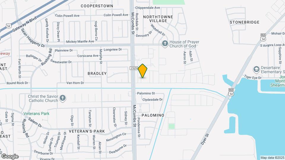 5849 Dalhart Dr Map and Location Details