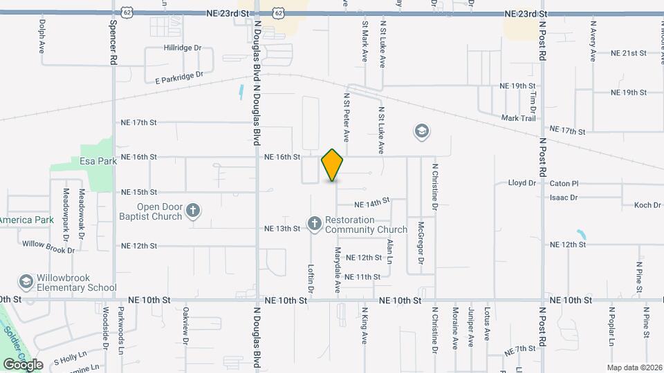 1521 Marydale Ave Map and Location Details